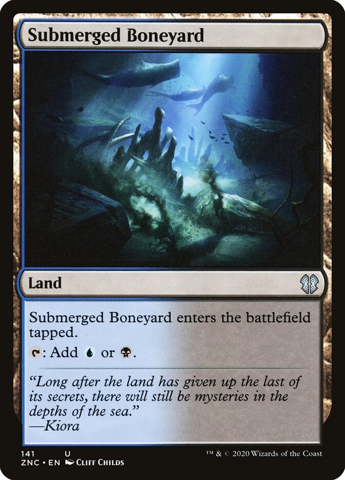 Submerged Boneyard card front