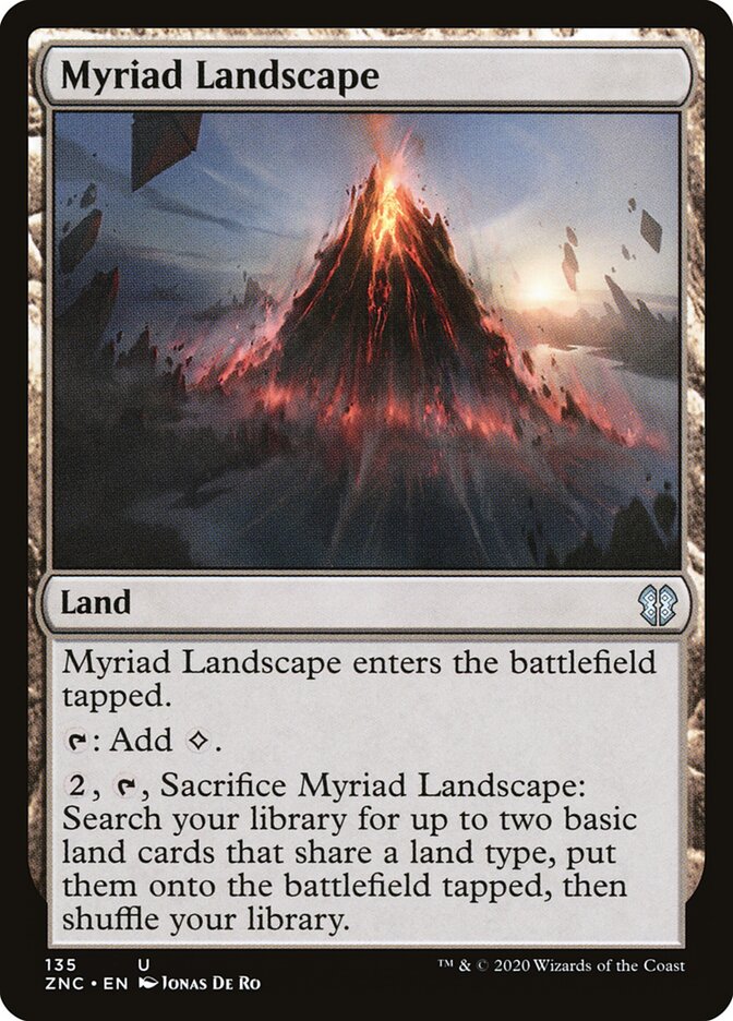 Myriad Landscape card front