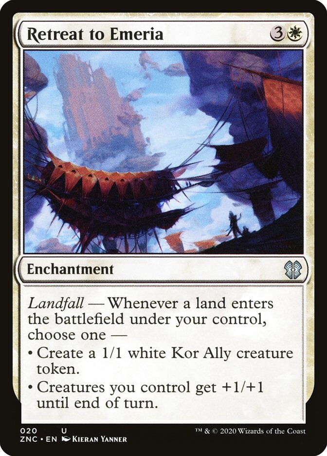 Retreat to Emeria card front