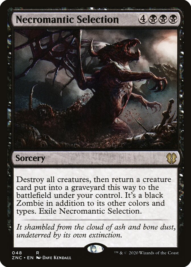 Necromantic Selection card front
