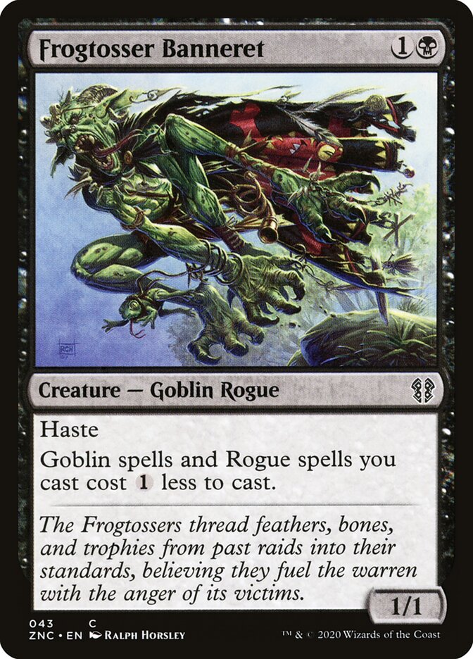 Frogtosser Banneret card front