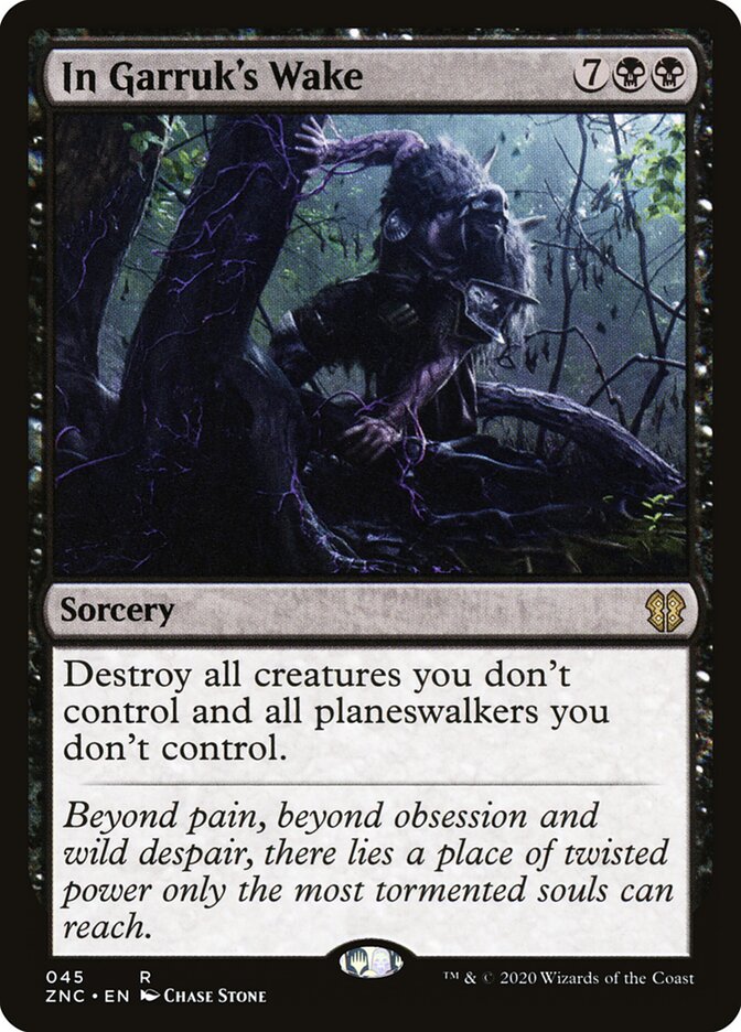 In Garruk's Wake card front