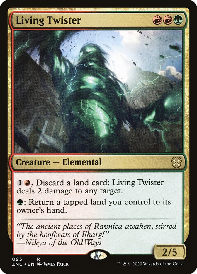 Living Twister card front
