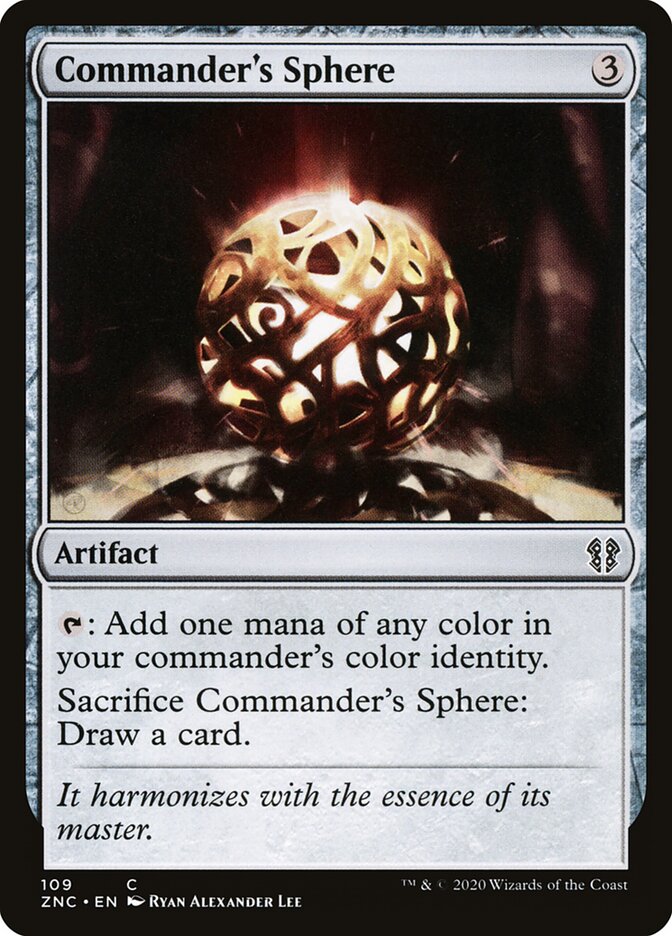 Commander's Sphere card front