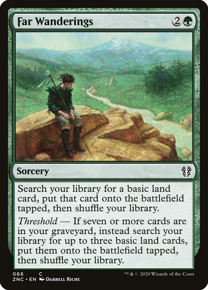 Far Wanderings card front