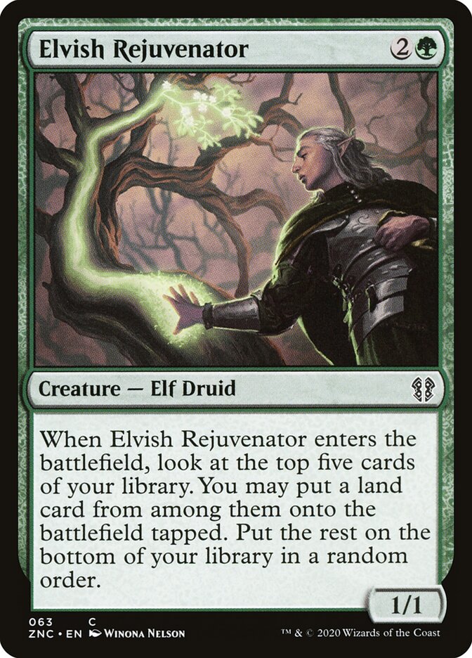 Elvish Rejuvenator card front