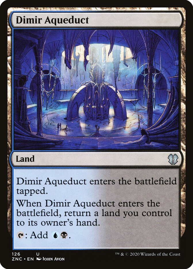 Dimir Aqueduct card front