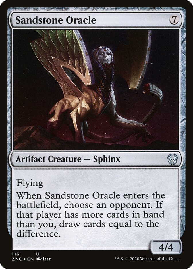 Sandstone Oracle card front