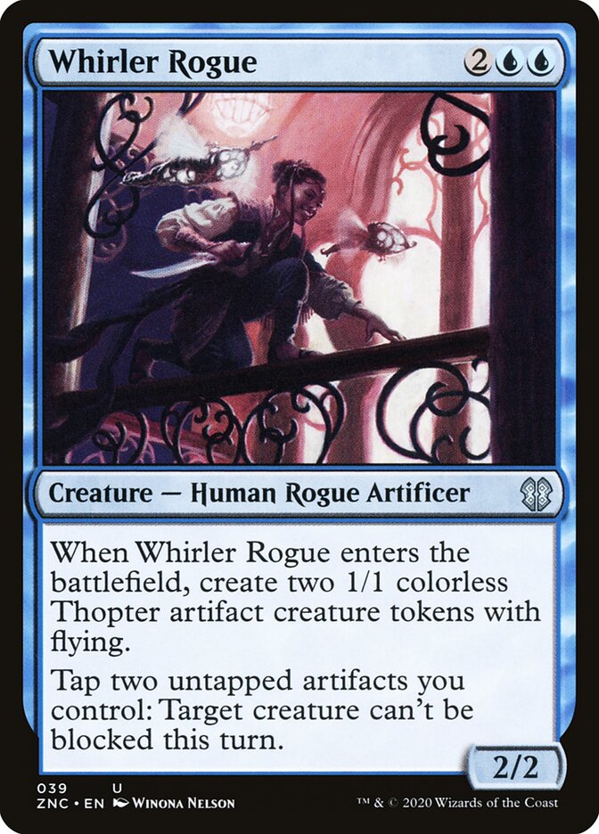 Whirler Rogue card front