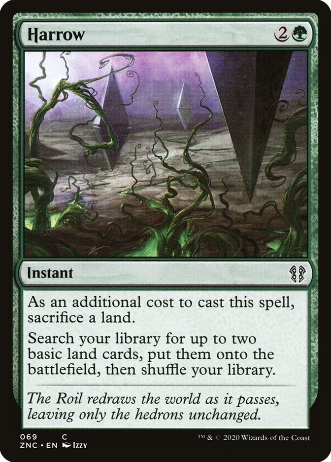 Harrow card front