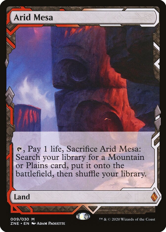 Arid Mesa card front