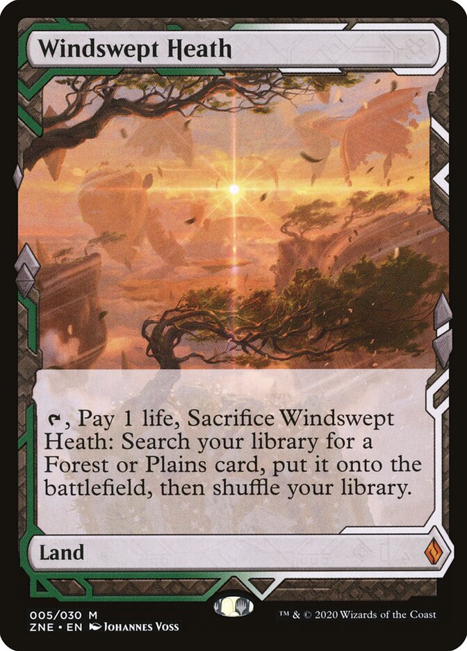 Windswept Heath card front