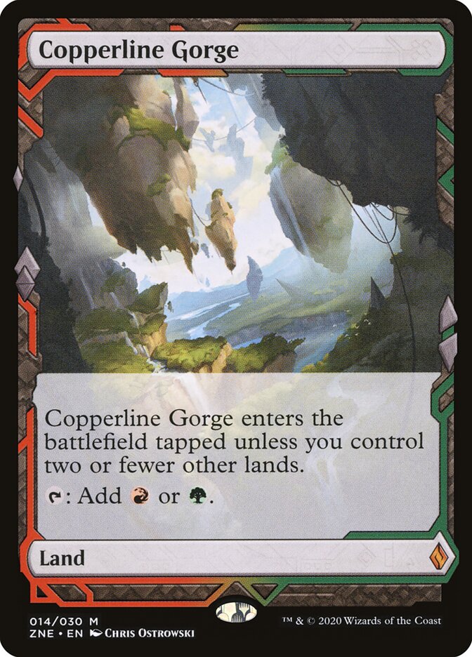 Copperline Gorge card front
