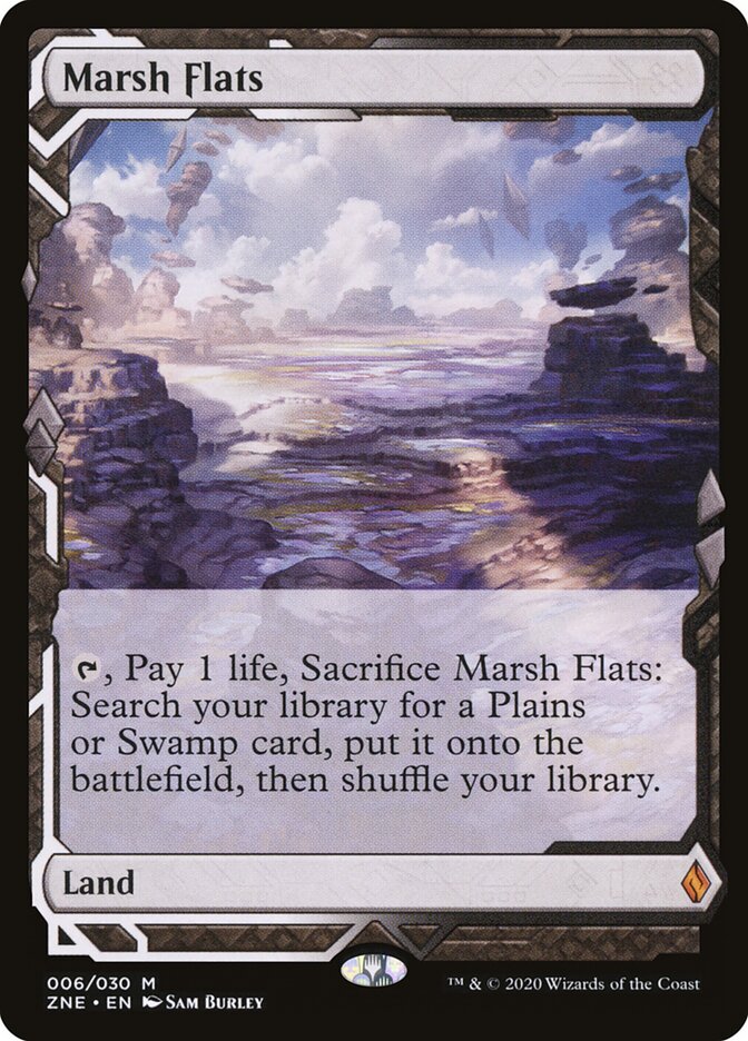 Marsh Flats card front