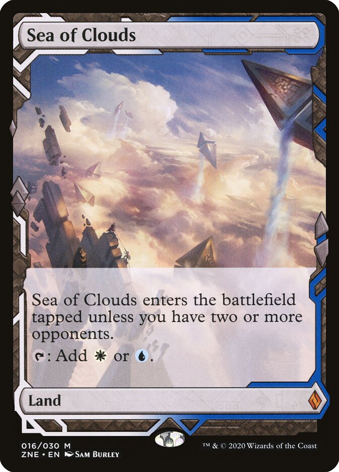 Sea of Clouds card front