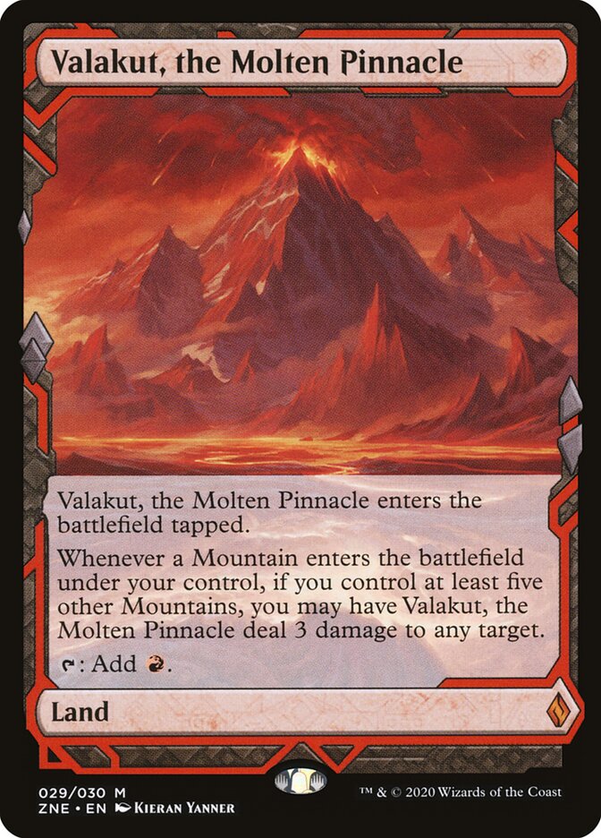 Valakut, the Molten Pinnacle card front