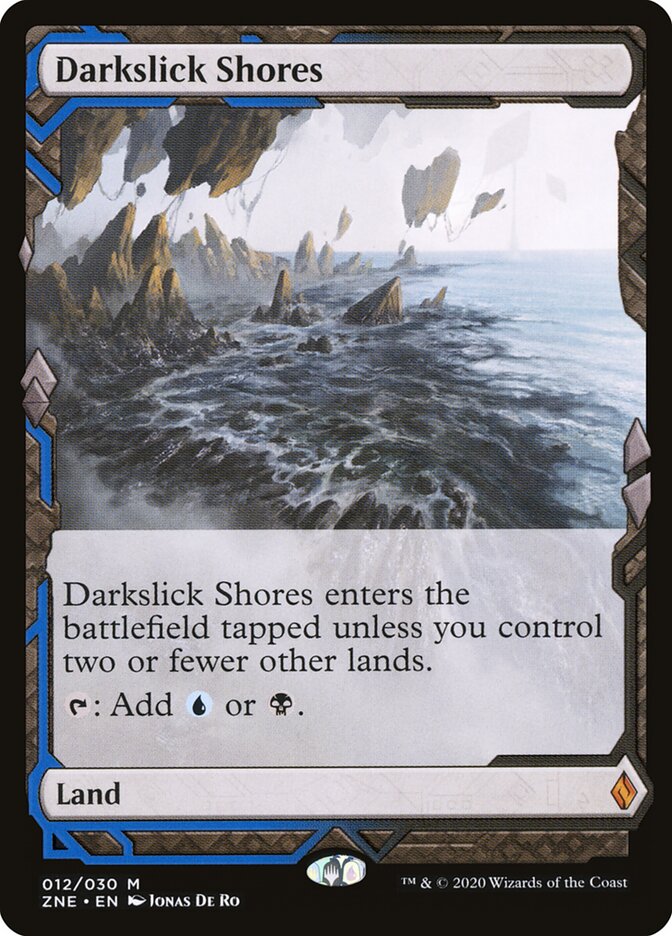Darkslick Shores card front