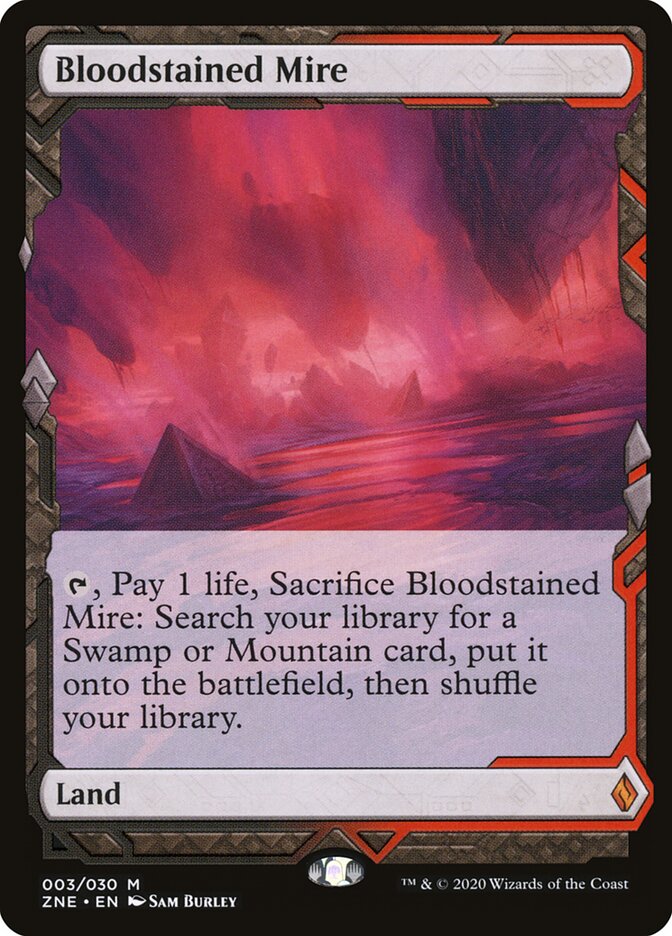 Bloodstained Mire card front