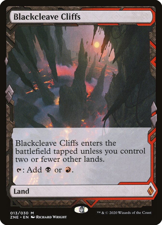 Blackcleave Cliffs card front