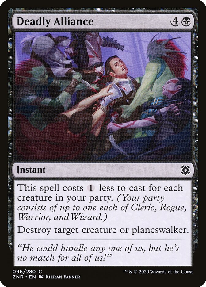 Deadly Alliance card front