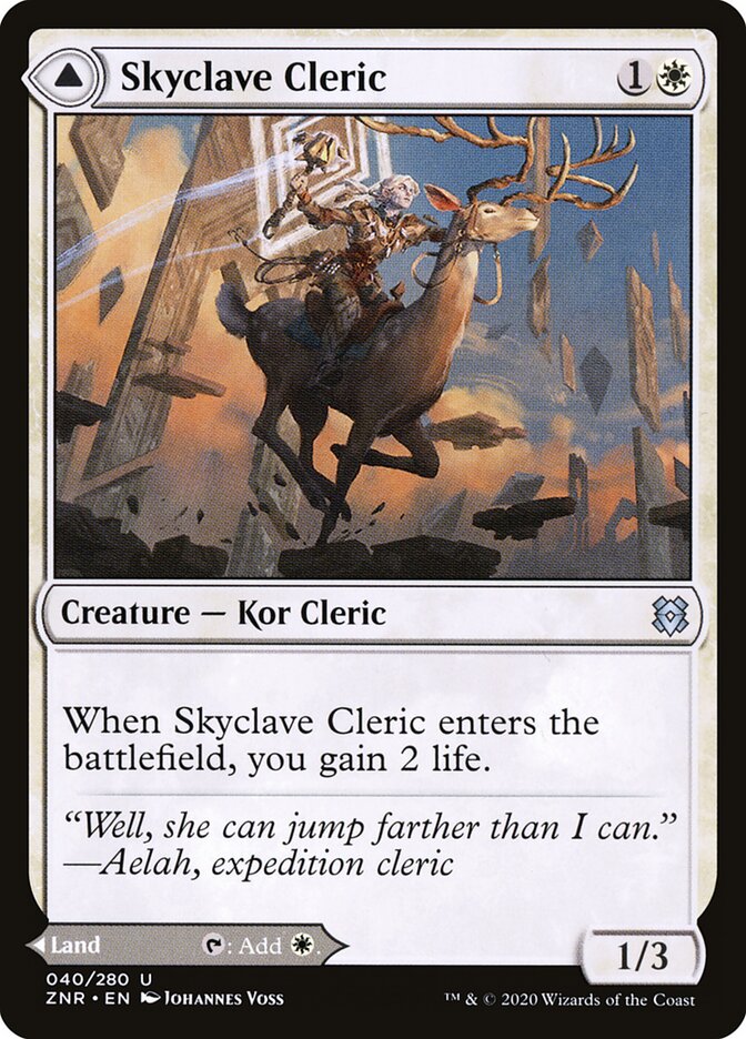 Skyclave Cleric card front