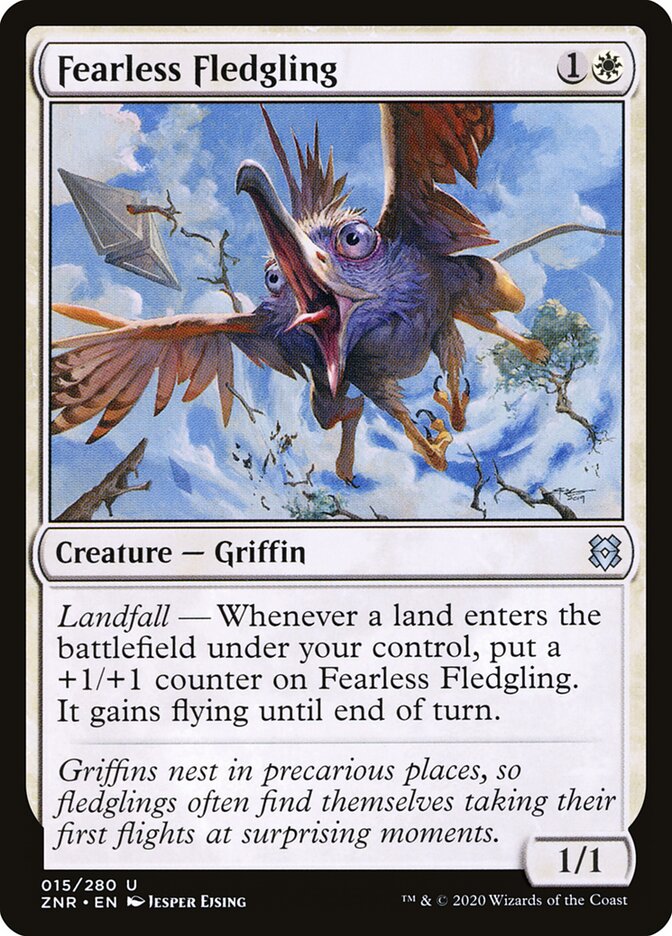 Fearless Fledgling card front