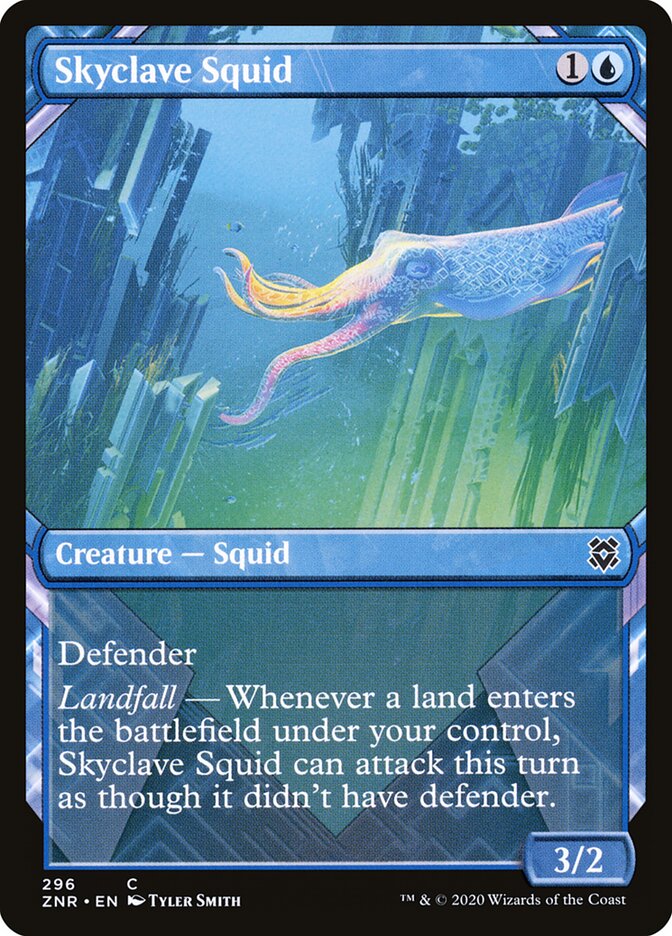Skyclave Squid card front