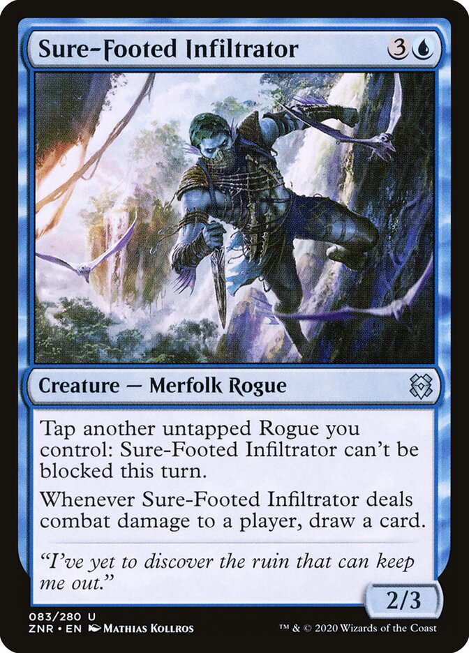 Sure-Footed Infiltrator card front