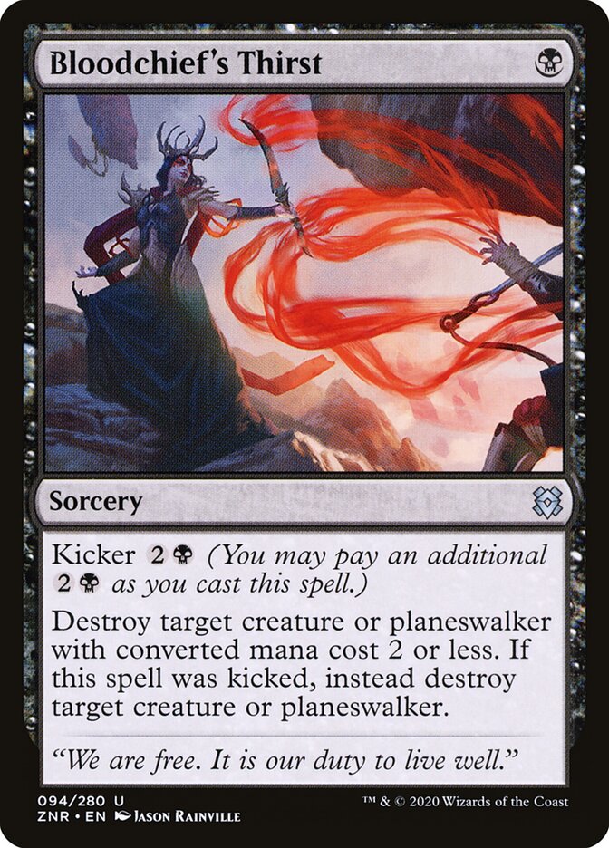 Bloodchief's Thirst card front