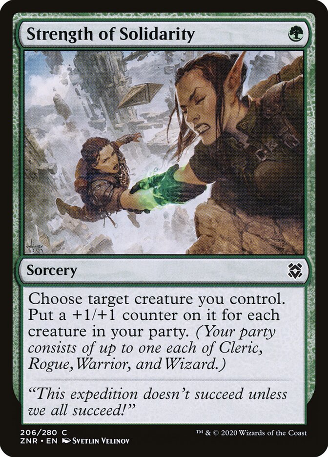 Strength of Solidarity card front