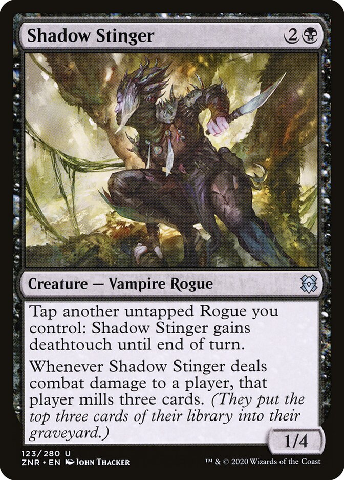 Shadow Stinger card front