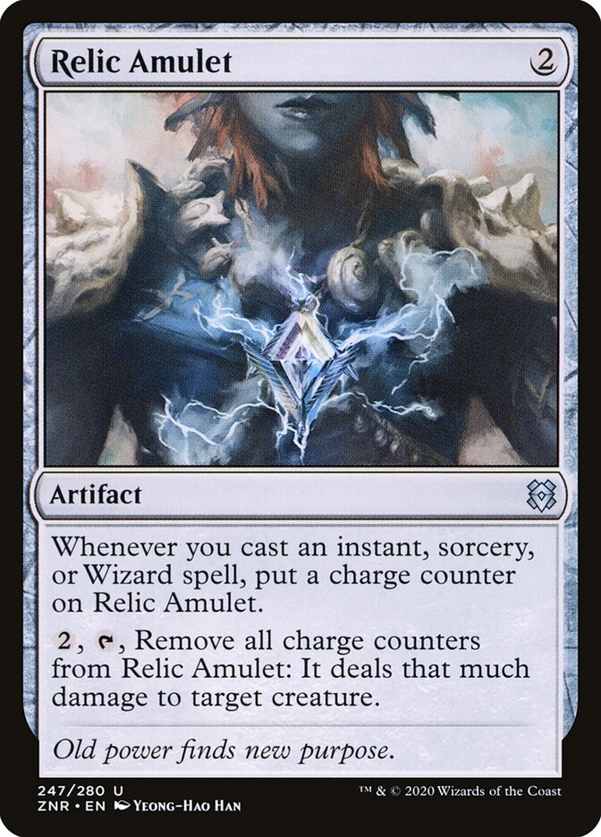 Relic Amulet card front