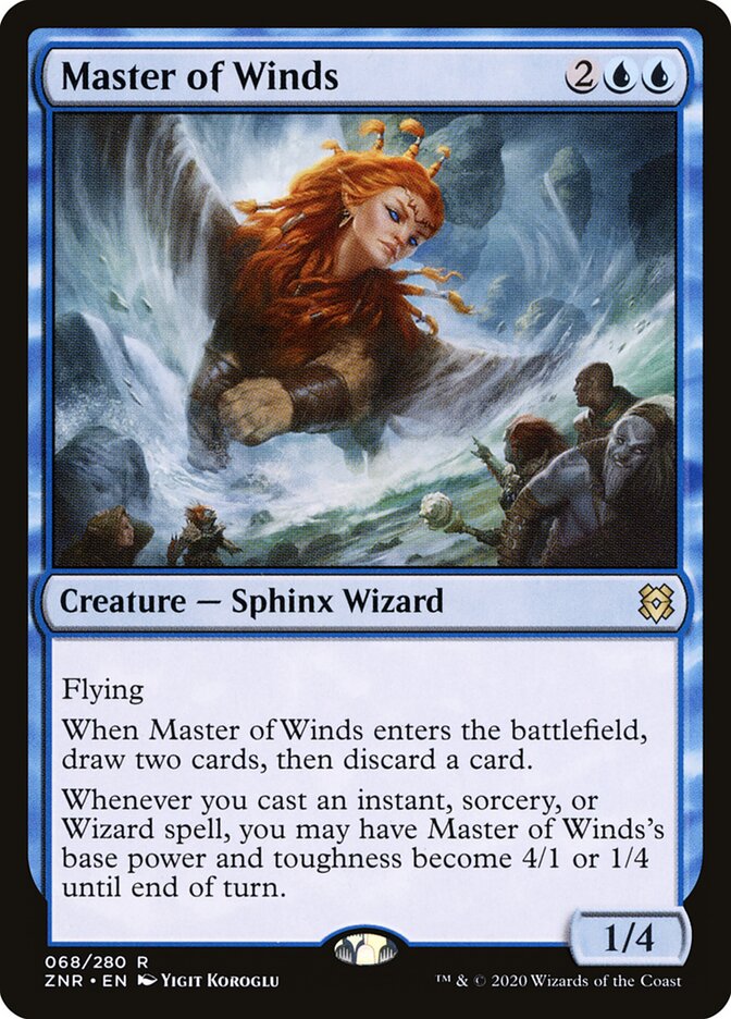 Master of Winds card front