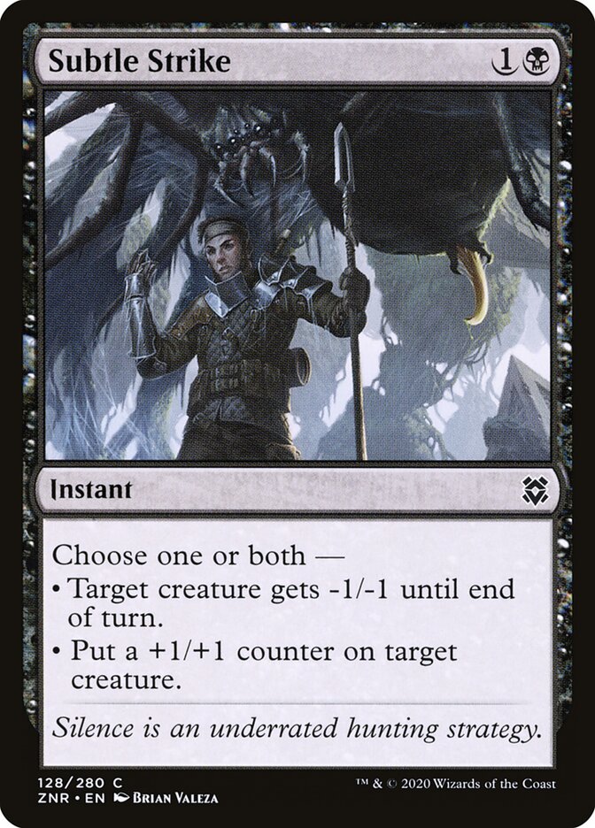 Subtle Strike card front