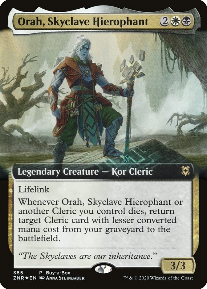 Orah, Skyclave Hierophant card front