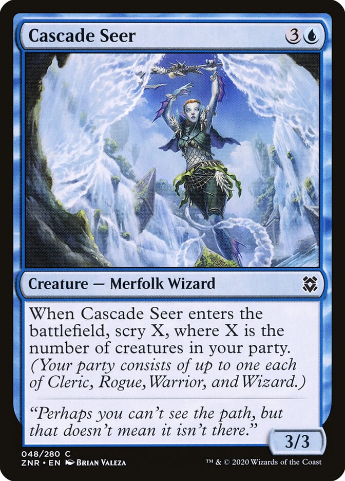 Cascade Seer card front