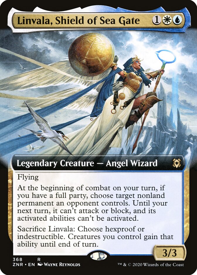 Linvala, Shield of Sea Gate card front
