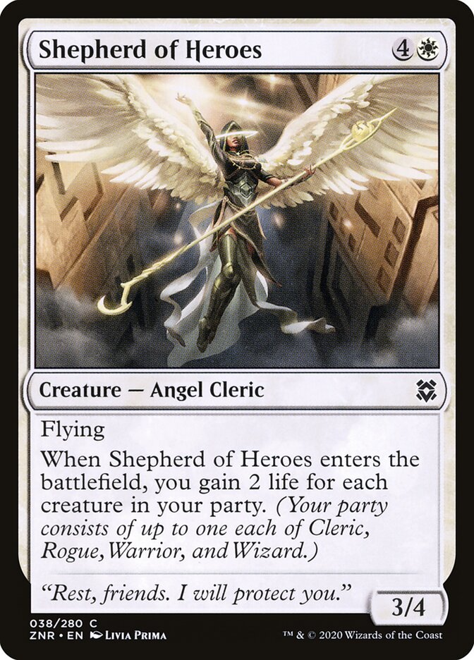 Shepherd of Heroes card front