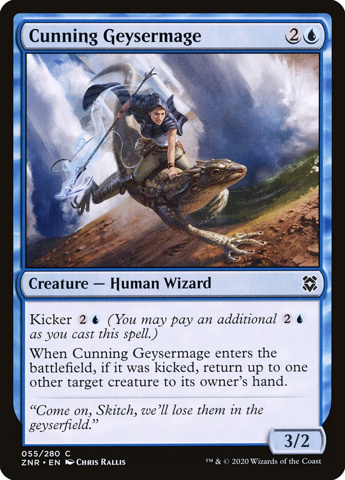 Cunning Geysermage card front