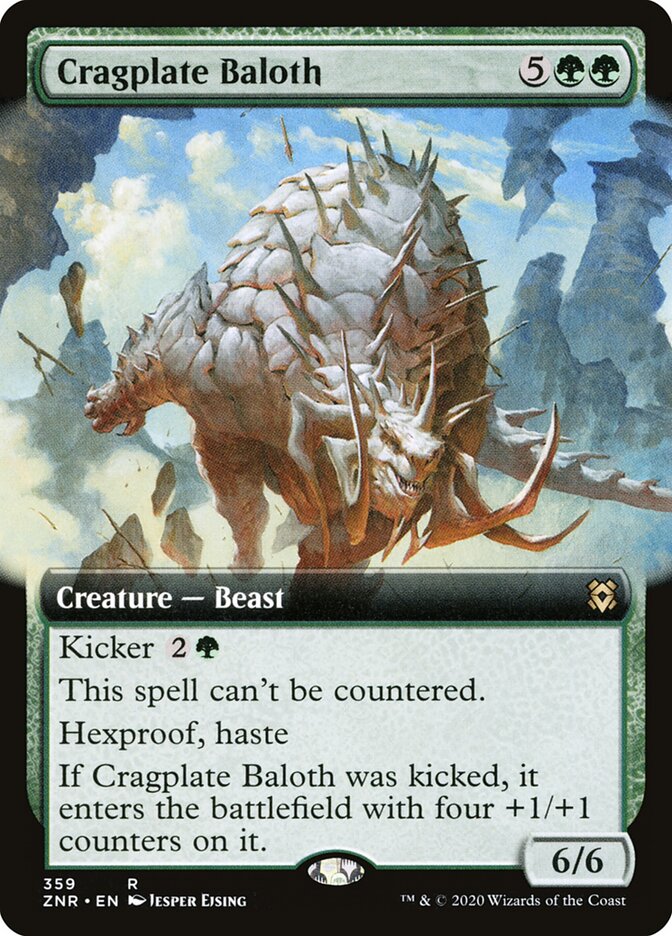 Cragplate Baloth card front