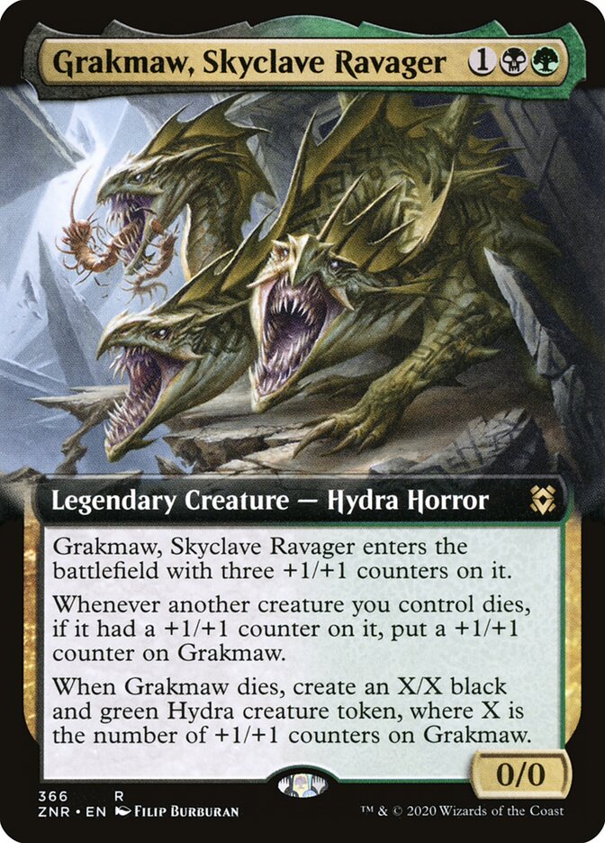 Grakmaw, Skyclave Ravager card front