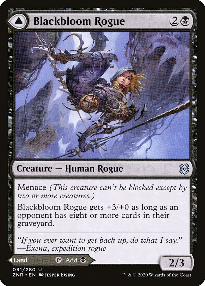 Blackbloom Rogue card front