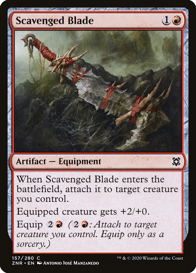 Scavenged Blade card front