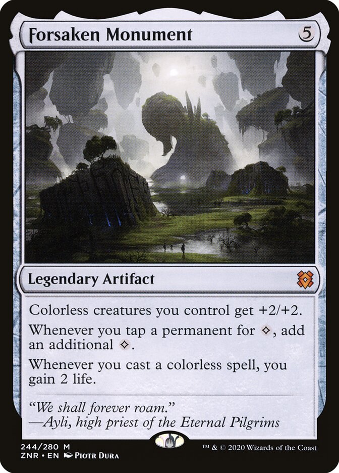 Forsaken Monument card front