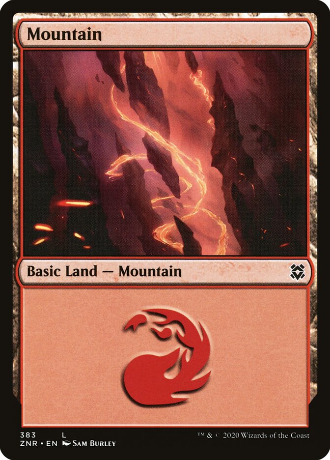 Mountain card front