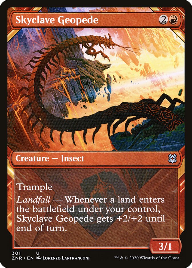 Skyclave Geopede card front