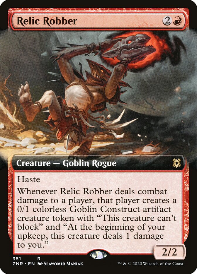 Relic Robber card front