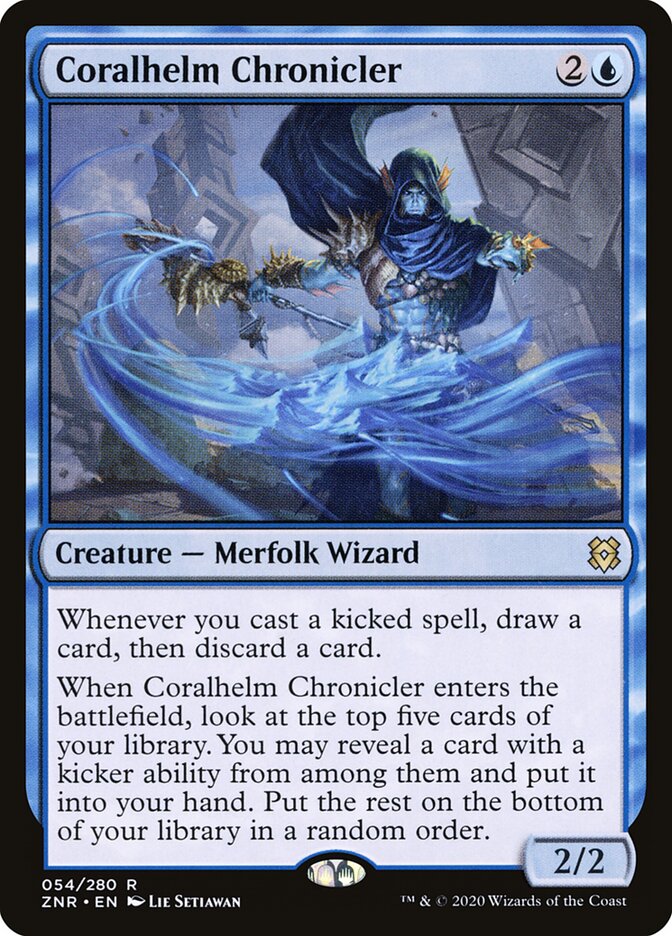 Coralhelm Chronicler card front