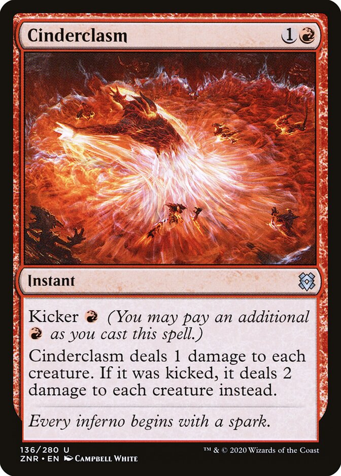 Cinderclasm card front