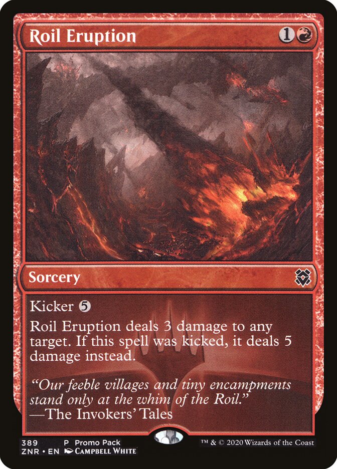 Roil Eruption card front